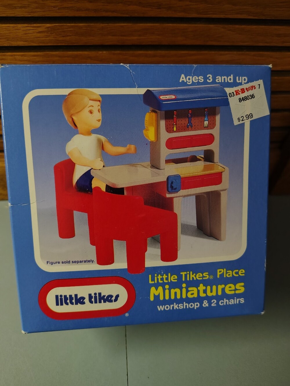 Vintage Little Tikes Miniature Dollhouse Workshop 2 Chairs New in Box 1993 #5553